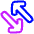 Line Arrow Transfer Diagonal 4 Icon from Plump Neon Set