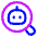 Ai Upscale Robot Icon from Plump Neon Set