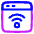 Browser Wifi Icon from Plump Neon Set