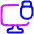 Monitor Lock Icon from Plump Neon Set