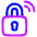 Wifi Secure Connection Icon from Plump Neon Set