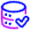 Database Check Icon from Plump Neon Set