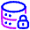 Database Lock Icon from Plump Neon Set