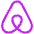 Airbnb Logo Icon from Plump Neon Set