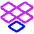 Dropbox Logo Icon from Plump Neon Set