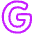 Google Logo Icon from Plump Neon Set