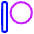 Patreon Logo Icon from Plump Neon Set