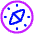 Safari Logo Icon from Plump Neon Set
