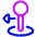 Arcade Stick Move Left Icon from Plump Neon Set