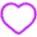 Hearts Symbol Icon from Plump Neon Set