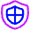 Shield Defense Icon from Plump Neon Set