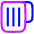 Beer Mug Icon from Plump Neon Set