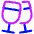 Champagne Party Alcohol Icon from Plump Neon Set