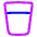 Water Glass Icon from Plump Neon Set