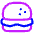 Burger Icon from Plump Neon Set