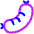 Sausage Processed Food Icon from Plump Neon Set