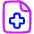 Medical Files Report History Icon from Plump Neon Set