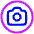 Camera Circle Icon from Plump Neon Set