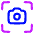 Camera Mode Photo Icon from Plump Neon Set