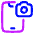 Mobile Phone Camera Icon from Plump Neon Set