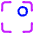 Align Top Right Frame Circle Icon from Plump Neon Set