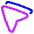 Double Arrow Cursor Icon from Plump Neon Set