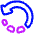 Rotate Left 1 Icon from Plump Neon Set