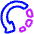 Rotate Left 3 Icon from Plump Neon Set