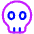 Skull 1 Icon from Plump Neon Set