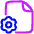 Document Setting Icon from Plump Neon Set
