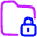 Folder Lock Icon from Plump Neon Set