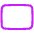 Rectangle Shape Icon from Plump Neon Set