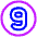 Number Nine Circle Icon from Plump Neon Set