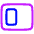 Tile Window Left Icon from Plump Neon Set