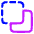 Pathfinder Square Minus Back 1 Icon from Plump Neon Set