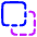 Pathfinder Square Minus Front 2 Icon from Plump Neon Set