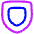 Shield 1 Icon from Plump Neon Set