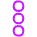 Vertical Menu Icon from Plump Neon Set
