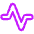 Wave Signal Icon from Plump Neon Set