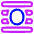 Word Wrap Around Object Icon from Plump Neon Set