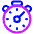 Stopwatch Icon from Plump Neon Set