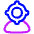 User Head Focus Icon from Plump Neon Set