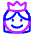 User Queen Crown Icon from Plump Neon Set | Free Download as SVG Vector and Transparent PNG | Streamline icons