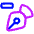 Pen Tool Delete Icon from Plump Neon Set