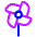 Pinwheel Icon from Plump Neon Set