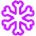 Snow Flake Icon from Plump Neon Set