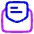 Inbox Open Icon from Plump Neon Set