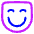 Happy Mask Icon from Plump Neon Set