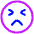 Smiley Emoji Terrified Icon from Plump Neon Set