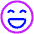 Smiley Very Happy 2 Icon from Plump Neon Set